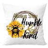 Almohada Logo Personalizado Amazon Funda de Almohada de Lino Cojín para Sofá o Mesita de Noche Girasol Funda de Almohada Impermeable Venta al por Mayor