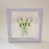 Enfeites de Flores Artificiais Mini Esmaltadas Zibo Decoração de Casa Artesanato Esmaltado Boshan Enfeites para Mesa de Escritório