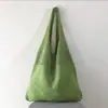 Bolso de Hombro Tejido Transfronterizo, Bolso de Lana Retro, Bolso de Playa de Gran Capacidad, Bolsa de Compras, Bolso Tote Tejido para Mujer, Bolso de Mano