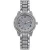 Reloj de cuarzo con correa de acero de tres ojos para mujer, nuevo, de nicho, de moda, estilo Joker, 5 piezas/juego