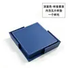 Alfombrilla cuadrada para taza de té de cuero en stock transfronteriza se puede fijar logo de empresa hilo de coser con borde aceitado alfombrilla redonda para taza de cuero pu