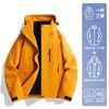 Traje de Montañismo Tres en Uno a Prueba de Viento e Impermeable Woodpecker Yellow Jacket para Mujer 2025 Nuevo Primavera y Otoño Chaqueta de Trabajo