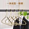 Percha Gruesa Dorada Nórdica Estilo Ins Traje Hierro Arte Tienda de Ropa Gama Alta 7mm Rosca Grande Tendedero para Toallas