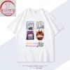 Camisetas de Algodón de Manga Corta Periféricas de Anime Buried Fulilian para Estudiantes Hombres y Mujeres Verano Bidimensional Talla Grande Ropa Cosplay