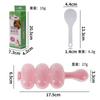Molde para bola de arroz agitar diy sushi albóndiga molde triple albóndiga esférica agitar bola de arroz