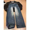 Jeans Vintage de Corte Curvo para Hombre, Pantalones Rectos Sueltos Estilo Americano para Primavera y Otoño, Pantalones Casuales de Pierna Ancha Frescos y Modernos