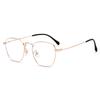 Montura de gafas lisa de titanio puro 1813 para mujer, montura de gafas con memoria ligera, gafas para miopía para hombre, montura completa de moda, bola abierta poligonal