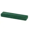 Caja de Joyería de Terciopelo Verde Oscuro Redondeada Caja para Anillos al por Mayor Caja de Empaque para Joyería Pendiente Pendiente Pulsera Collar