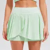 Conjunto de Roupa Esportiva Transfronteiriça Caijue para Mulheres, Roupa de Yoga Respirável, Roupa de Fitness de Manga Curta, Conjunto de Roupa Slim-Fit para Badminton e Tênis para Mulheres