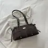 Bolso de hombro para mujer, nuevo diseño de moda transfronterizo otoño/invierno, estilo coreano minimalista, bolsa de mano de gran capacidad, ligero y lujoso