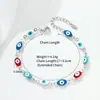 Pulsera Transfronteriza Ojo de Demonio Cruzado Europeo Americano de Oriente Medio Acero Inoxidable Moda Ojo de Aceite Goteante Joyería Personalizada Unisex