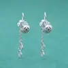 Nuevo S925 Plata Esterlina Seiko Mate Plata Lisa Calado Bolsa de la Suerte Borla Colgante DIY Accesorios para Pulsera Collar