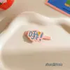Pinzas para el pelo creativas de texto estilo coreano y japonés, lindas y únicas, divertidas, populares en línea, pinzas de apoyo para flequillo de fans, frescas y caricaturescas