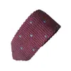 20 Anos de Experiência em Venda por Atacado de Fábrica, Gravata Formal Masculina Estilo Britânico, Gravata Tricotada Casual Estilo Coreano Amarrada à Mão com Ponta Afiada Tendência 7C