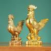 Adornos de Gallo de Cobre Pollo Fu Pollo del Zodíaco Pollo de Cobre Venta al por Mayor Pollo Fu Artesanías para el Hogar Adornos de Regalo