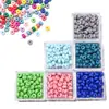 100 Bolas Acrílicas de Ábaco de Colores Variados, Cuentas Sueltas, Accesorios para Manualidades, Materiales, Pulseras para Colgar en el Coche, Accesorios para Collares