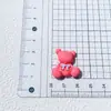 Urso de Gravata Borboleta Brilhante Acessórios de Resina Case de Celular DIY Fivela de Sapato Materiais Presilha de Cabelo Elástico de Cabelo Caixa de Armazenamento Adesivos