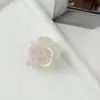 Pinza de Flor de Rosa Francesa Tridimensional Degradada, Pinza para el Cabello de Alta Gama y Versátil, Pinza para el Cabello para la Parte Posterior de la Cabeza, Accesorio para el Cabello