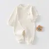 Mameluco para Bebé Primavera y Otoño Unisex Ropa para Bebé 7A Antibacteriano Pijama de Manga Larga Mameluco de Bebé para Otoño Traje para Gatear