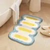 Tapete de Quarto Transfronteiriço Tapete de Cabeceira Tapete Simples de Cabeceira Tapete Espesso de Imitação de Caxemira Tapete Tuftado para Chão de Sala de Estar Mesa de Centro