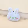 Accesorios de Conejo Bordados de Felpa Color Accesorios DIY Bufanda Bolso Zapatos y Calcetines Broches Accesorios Regalo a Mano Funda para Teléfono Móvil