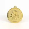 Medalhas de Metal Personalizadas para Competições Esportivas, Placas Douradas, Prateadas e de Bronze, Pequenas Medalhas Comemorativas para Corridas de Maratona Feitas Sob Medida em Estoque