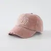 Boné de beisebol infantil estilo vintage para atacado, disponível em várias cores, chapéu de sol para atividades ao ar livre, boné de bebê personalizado com letra para outono