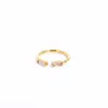 Venta transfronteriza plata S925 piedra verde temperamento europeo y americano moda simple retro personalidad geométrico anillo de pareja japonés y coreano