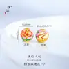 Pulsera con cuentas y collar de cuentas con orificio pasante, de estilo vietnamita, de oro, de larga data, con flores de cuatro pétalos y calabaza de ciervo de nueve colores.