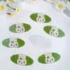 Miffy Coelho Tema Música Verde Acrílico Fofo DIY Artesanal Acessórios para Capa de Celular e Decorações de Sapatos