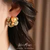 Pendientes Vintage de Plata con Aguja, Diamantes y Perlas, Diseño Floral, Pendientes Retro Exquisitos, Pendientes de Lujo Ligero de Alta Gama para Mujer
