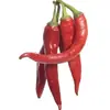 Enfeites de acrílico 2D transfronteiriços para retrovisor de carro com tema de vegetais, pimenta e milho, decorações para bolsas, chaveiros