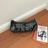 Bolso tipo Baguette para Mujer de Color Sólido, Moda Vintage, Portátil, para Llevar en la Axila o al Hombro, Modelo Nuevo Otoño 2025, Doble Bolsillo, Simple, Casual, Elegante