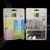 Saco de embalagem para fone de ouvido Macaroon U19 fone de ouvido com fio para celular saco autovedante saco plástico de folha de alumínio 10,5*15cm