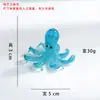 Adorno de Pulpo de Vidrio Glaseado Hecho a Mano Zibo para Decoración de Coche y Escritorio de Oficina, Artículo de Artesanía para Envío Transfronterizo