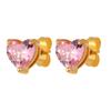 Estilo Coreano Nova Entrada Luxo Elegante Brincos de Diamante Amor Moda Personalizado Versátil Simples Alto Padrão Brincos de Garra com Diamante