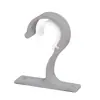 Soporte para Barra de Cortina Aleación de Aluminio Extra Grueso Estante Único Montaje Superior Montaje Lateral Soporte Engrosado para Barra Romana Accesorios para Barra de Cortina Lote