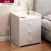 Mesita de noche moderna y sencilla para dormitorio, mueble de almacenamiento para vivienda de alquiler, nuevo estante de almacenamiento