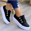 Novos Sapatos Casuais de Solado Grosso para Exportação Amazon Sapatos Casuais Femininos Sapatos de Viscose Tamanho Grande Europeu e Americano Wish Bico Redondo