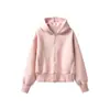 Yidao Roupas Vintage 2026 Outono Novo Estilo Americano Tendência Simples Esportivo Casual Moletom com Capuz e Zíper Duplo Cor Sólida