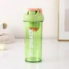 Copo Shaker Esportes ao Ar Livre Fitness Copo de Água Copo para Milkshake de Proteína Copo Misturador Grande Capacidade Copo de Plástico Fabricante em Estoque