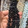 Pulsera tejida a mano con cuentas naturales, agujero horizontal, redonda, gota de agua, con cuentas de jade y cristal, accesorios de joyería
