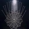 Amazon popular Halloween strass acessórios de cabelo feminino na moda malha personalizada borla headwear cadeia de cabelo