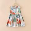 Vestido chaleco de princesa para niños grandes y niñas vestido de seda de algodón vestido de verano de estilo occidental de seda de algodón para niñas nuevo para niños coreanos