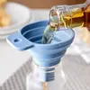 Embudo Plegable de Silicona, Embudo de Cocina Plegable para Transferencia de Líquidos, Multicolor Opcional