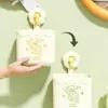 Ventosa de Flor Caja de Almacenamiento Desechada para Limpiador Facial Colgante de Pared Drenaje Inodoro Lavabo Baño Estante para Limpiador Facial
