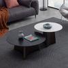Mesa de centro redonda estilo italiano minimalista, tamanho rock plate, mesa lateral redonda, simples, moderna, combinação de escritório, mesa de chá, luz nórdica, luxo