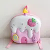 Mochila Infantil para Guardería y Preescolar, Linda Bolsa Doble Hombro con Diseño de Cáscara de Huevo con Velas y Pastel de Cumpleaños, Mochila Escolar para Niños