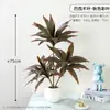 Planta verde artificial de luxo de alta qualidade madeira brasileira sala de estar interna decoração de casa ornamento grande de chão planta verde falsa biônica vaso