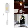 Nova luminária de mesa de fio de tungstênio lâmpada de economia de energia luz USB portátil para dormitório cabeceira proteção para os olhos luminária de mesa inteligente de fio de tungstênio de economia de energia